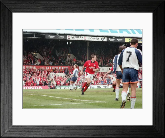 Framed Print : Middlesbrough v Luton Town, the last match played at Ayresome Park
