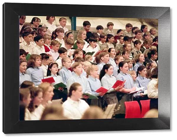 Guisborough schools carol concert. North Yorkshire, 9th December 1994