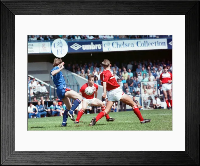 Framed Print : Chelsea 1 -0 Middlesbrough, 1988 Football League Second Division play-off Final Framed Print : Chelsea 1 -0 Middlesbrough, 1988 Football League Second Division play-off Final