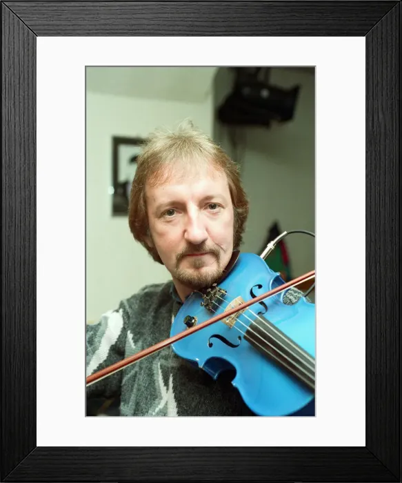 Framed Print : The Electric Light Orchestra Part 2, rehearsing at Rich Bitch studios in Selly Oak