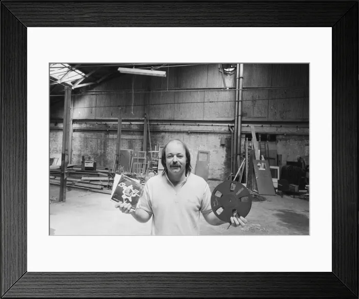 Framed Print : Rob Bruce at Rich Bitch recording studios. 12th June 1986 Framed Print : Rob Bruce at Rich Bitch recording studios. 12th June 1986