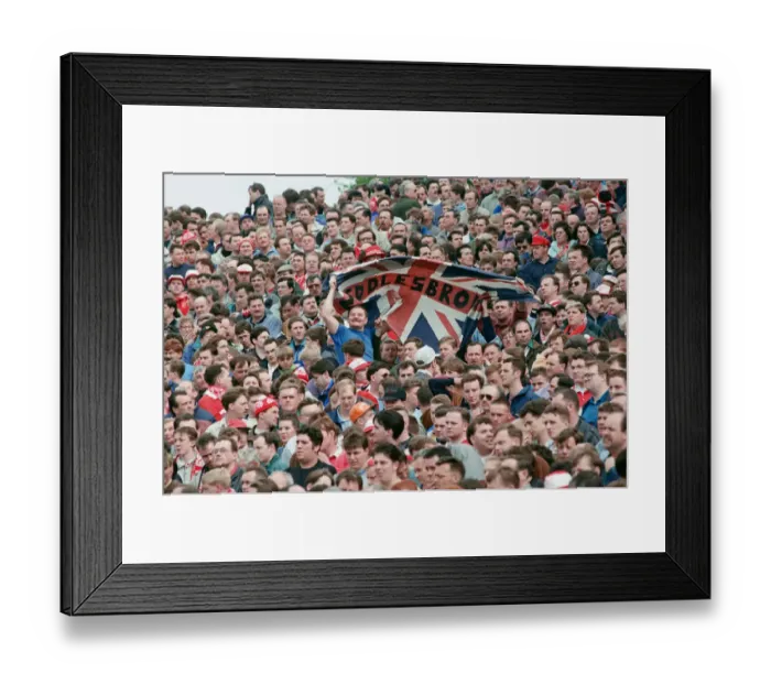 Framed Print : Fans during the Wolverhampton Wanderers v Middlesbrough match Framed Print : Fans during the Wolverhampton Wanderers v Middlesbrough match