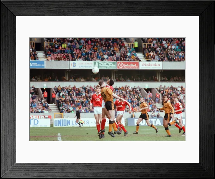 Framed Print : Wolverhampton Wanderers v Middlesbrough, final score 2-1 to Middlesbrough