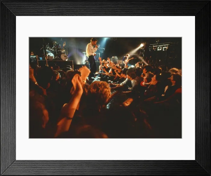 Framed Print : 1984 Simple Minds, music group, performing o stage, Scotland, Circa March 1984 Framed Print : 1984 Simple Minds, music group, performing o stage, Scotland, Circa March 1984