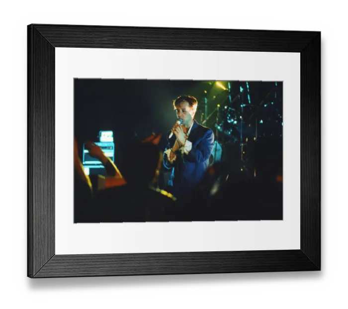 Framed Print : 1984 Simple Minds, music group, performing o stage, Scotland, Circa March 1984