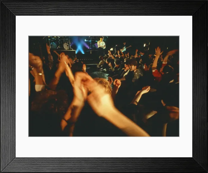 Framed Print : 1984 Simple Minds, music group, performing o stage, Scotland, Circa March 1984 Framed Print : 1984 Simple Minds, music group, performing o stage, Scotland, Circa March 1984