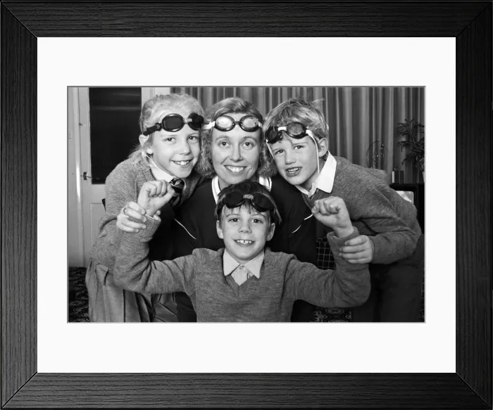 Framed Print : Salendine Nooks super six-year old swimmer Christopher Sharp has broken a record as Framed Print : Salendine Nooks super six-year old swimmer Christopher Sharp has broken a record as