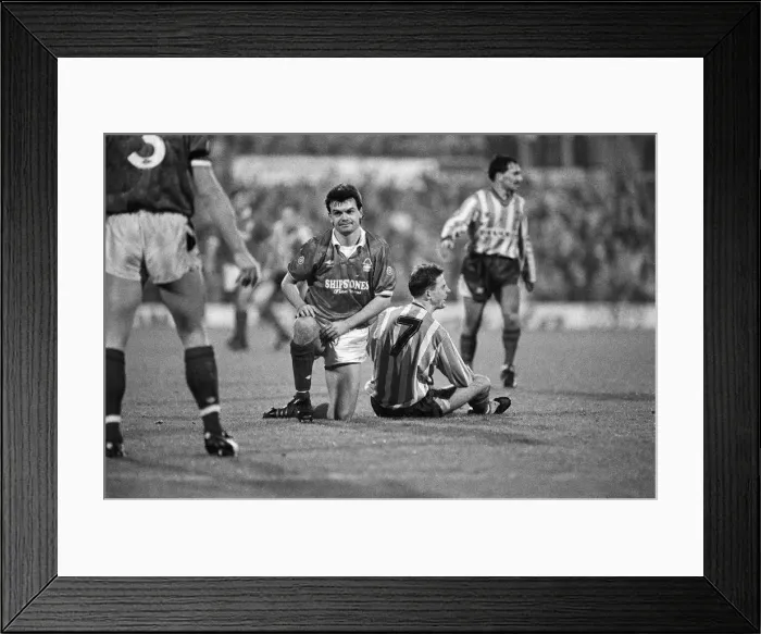 Framed Print : Coventry City 5 v Nottingham Forest 4. Fourth round of the Rumbelows Cup