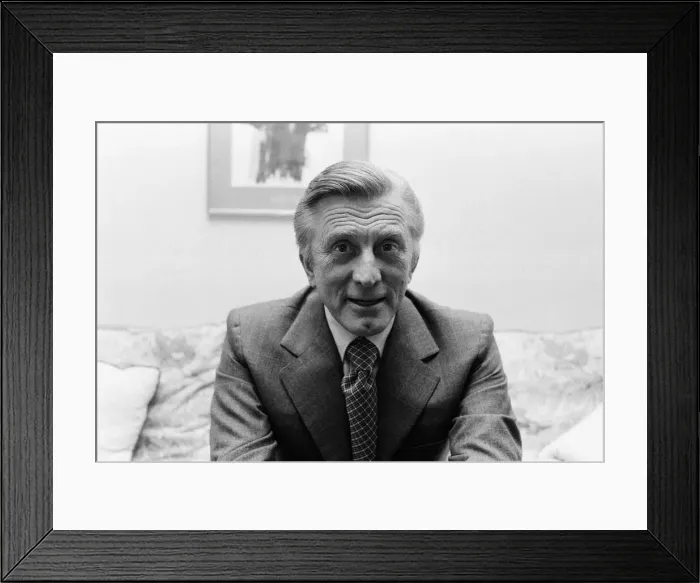 Framed Print : Actor Kirk Douglas pictured in London. 22nd November 1973