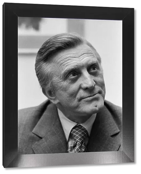 Actor Kirk Douglas pictured in London. 22nd November 1973