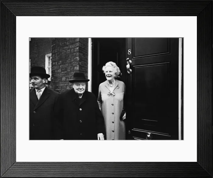 Framed Print : Winston Churchill 85th birthday celebrations. 30th November 1959 Framed Print : Winston Churchill 85th birthday celebrations. 30th November 1959
