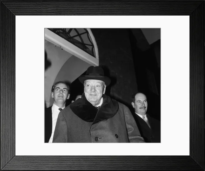 Framed Print : Former Prime minister Winston Churchill. 23rd December 1960 Framed Print : Former Prime minister Winston Churchill. 23rd December 1960