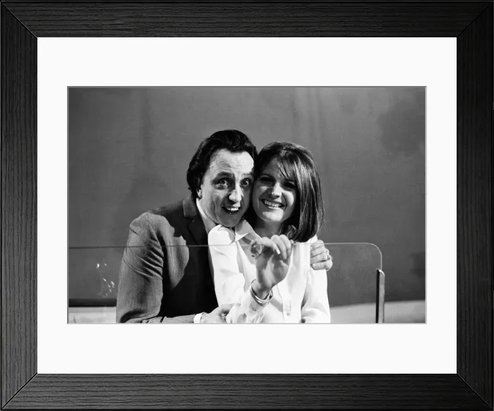 Framed Print : Sandie Shaw and Ken Dodd appear on the ABC Television Show Doddys Music Box Framed Print : Sandie Shaw and Ken Dodd appear on the ABC Television Show Doddys Music Box