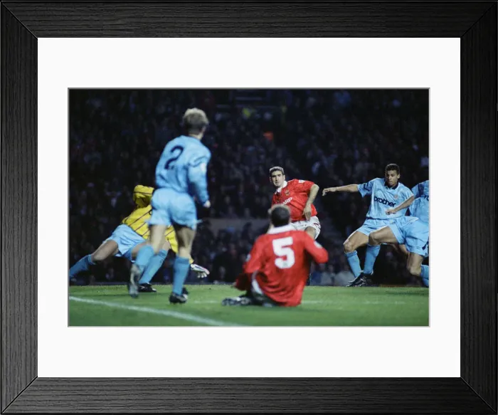 Framed Print : English Premier League match at Old Trafford. Manchester United 2 v Manchester City Framed Print : English Premier League match at Old Trafford. Manchester United 2 v Manchester City