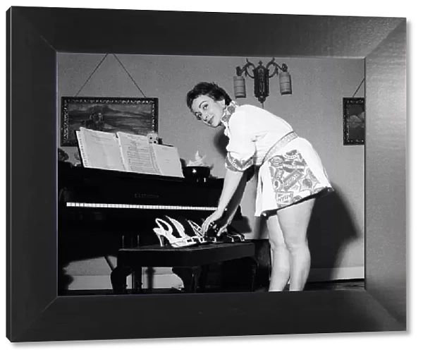 Musician Cherry Wainer. 15th January 1956