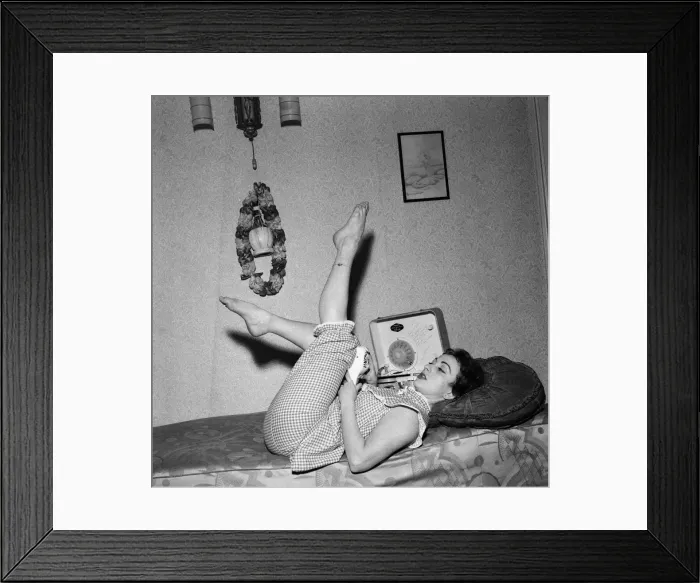 Framed Print : Musician Cherry Wainer. 15th January 1956