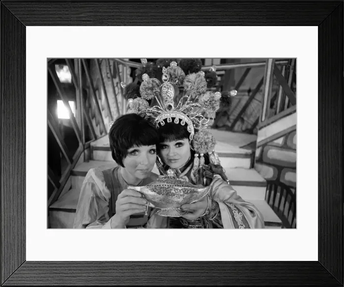 Framed Print : Aladdin, Pantomime, Photo-call, Birmingham Hippodrome, 20th December 1974 Framed Print : Aladdin, Pantomime, Photo-call, Birmingham Hippodrome, 20th December 1974
