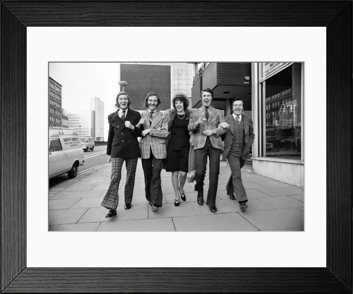 Framed Print : Babes in the Wood, Pantomime, Photo-call, cast members arrive for first day of rehearsals Framed Print : Babes in the Wood, Pantomime, Photo-call, cast members arrive for first day of rehearsals