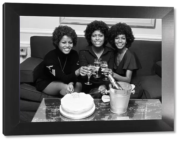 The Supremes, left to right, Cindy Birdsong, Jean Terrell and Mary Wilson