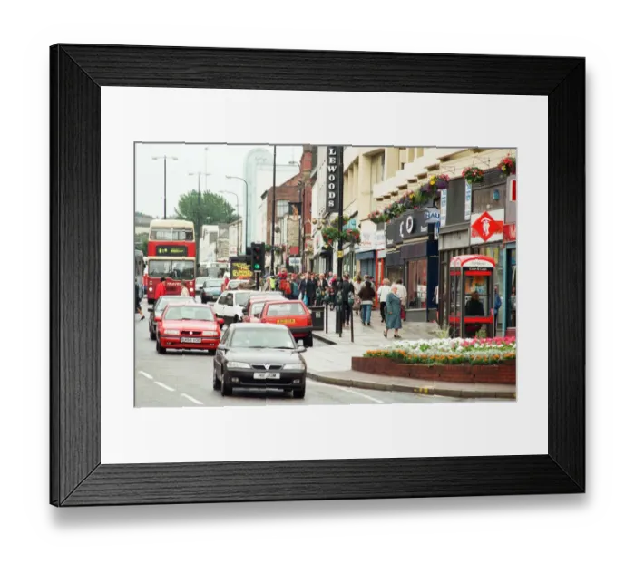 Framed Print : Gateshead High Street. 3rd August 1998 Framed Print : Gateshead High Street. 3rd August 1998