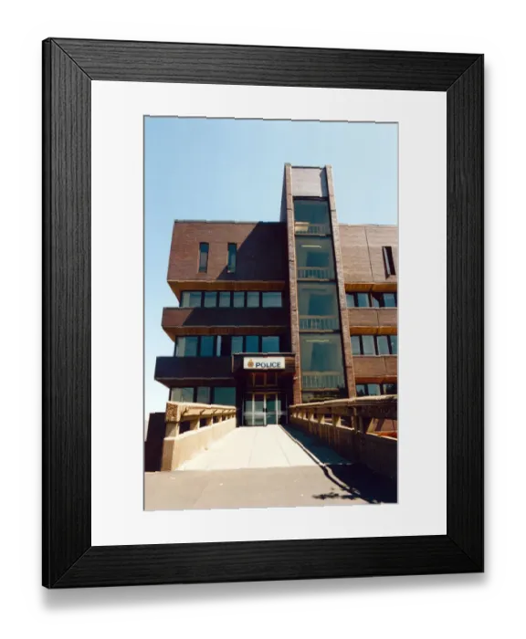 Framed Print : Gateshead Police Station. Circa 1998 Framed Print : Gateshead Police Station. Circa 1998