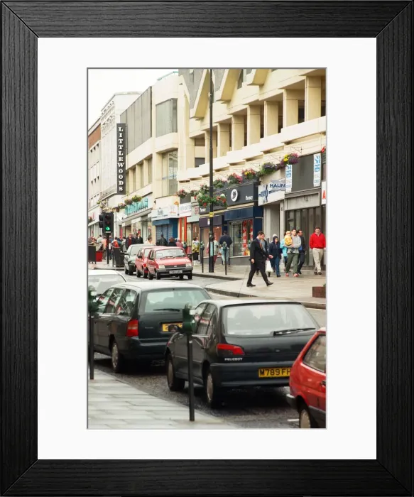 Framed Print : Gateshead High Street. 3rd August 1998 Framed Print : Gateshead High Street. 3rd August 1998