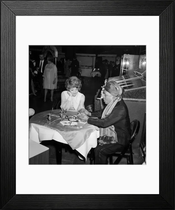 Framed Print : Sandie Shaw at her 21st Birthday Party held at Madame Tussauds. 26th February 1968 Framed Print : Sandie Shaw at her 21st Birthday Party held at Madame Tussauds. 26th February 1968