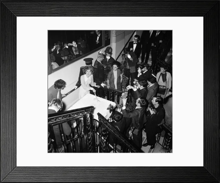 Framed Print : Sandie Shaw at her 21st Birthday Party held at Madame Tussauds. 26th February 1968 Framed Print : Sandie Shaw at her 21st Birthday Party held at Madame Tussauds. 26th February 1968