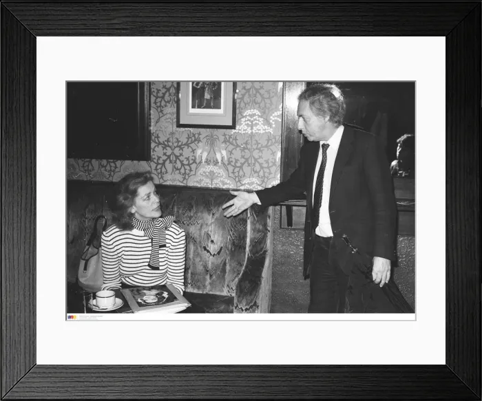 Framed Print : BPM MEDIA FILER Lauren Bacall pictured at a press conference at Birmingham Framed Print : BPM MEDIA FILER Lauren Bacall pictured at a press conference at Birmingham