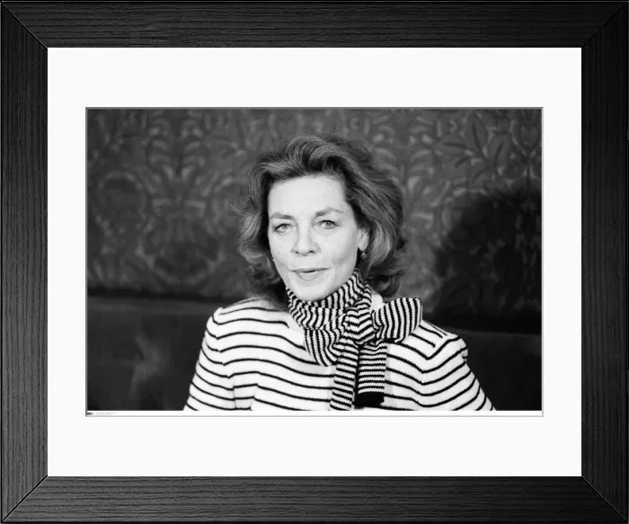 Framed Print : BPM MEDIA FILER Lauren Bacall pictured at a press conference at Birmingham Framed Print : BPM MEDIA FILER Lauren Bacall pictured at a press conference at Birmingham