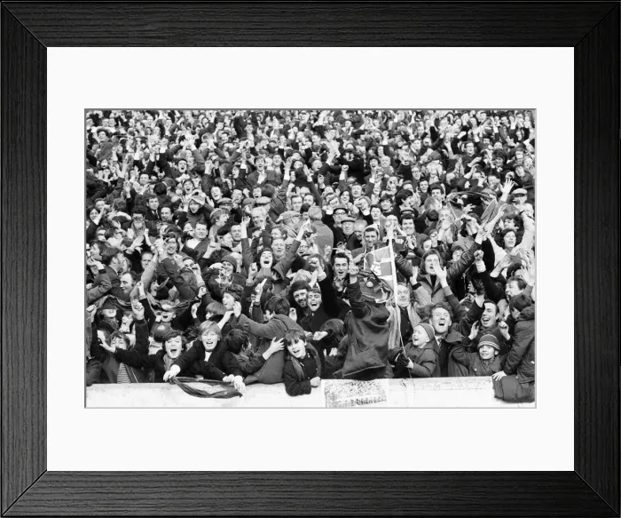 Framed Print : Rangers 1-0 Aberdeen, Scottish FA Cup match, Ibrox, Glasgow, Scotland, 6th March 1971 Framed Print : Rangers 1-0 Aberdeen, Scottish FA Cup match, Ibrox, Glasgow, Scotland, 6th March 1971