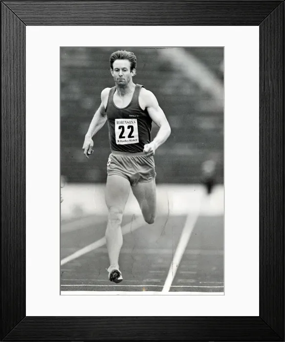Framed Print : David Jenkins 1982 sport athletics Framed Print : David Jenkins 1982 sport athletics
