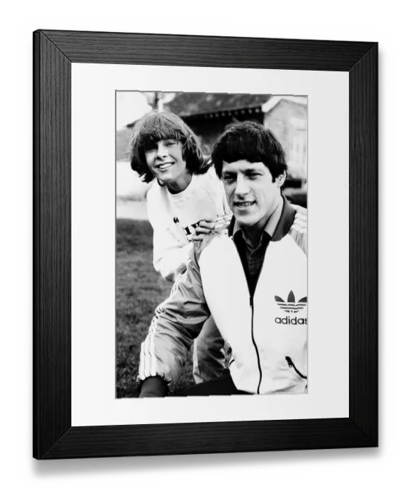 Framed Print : A young Linsey MacDonald with Alan Wells Athletics Circa 1980 Framed Print : A young Linsey MacDonald with Alan Wells Athletics Circa 1980