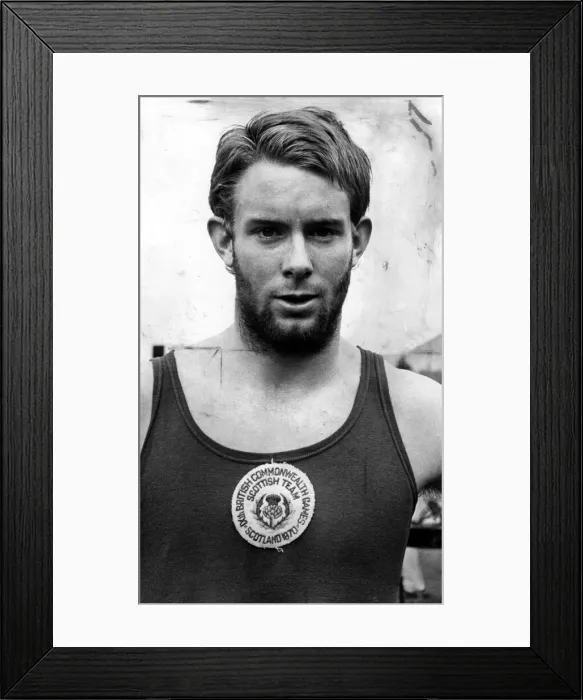 Framed Print : David Jenkins Athlete 1970 scottish commonwealth games team 1970 Framed Print : David Jenkins Athlete 1970 scottish commonwealth games team 1970