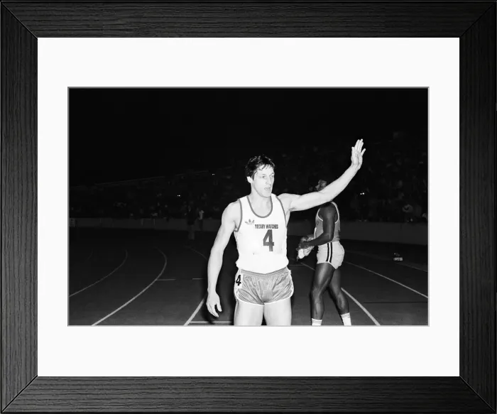 Framed Print : Allan Wells, winner, at the 1979 Crystal Palace Athletics. 30th August 1979