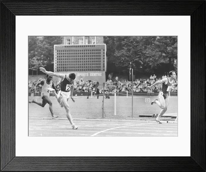 Framed Print : Allan Wells athlete runner sprinter winning race Framed Print : Allan Wells athlete runner sprinter winning race