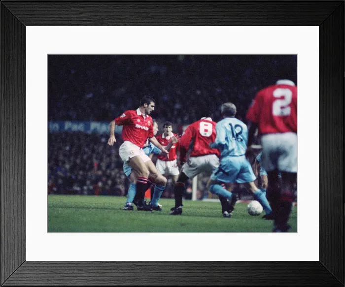 Framed Print : English Premier League match at Old Trafford. Manchester United 2 v Manchester City Framed Print : English Premier League match at Old Trafford. Manchester United 2 v Manchester City