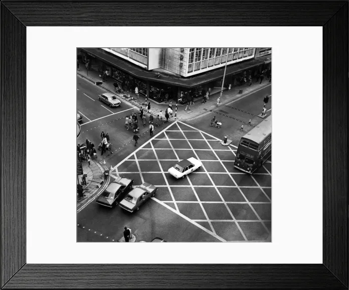 Framed Print : The junction of Church Street, Whitechapel and Lord Street