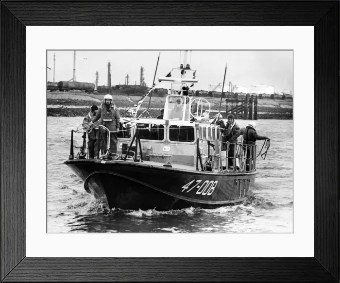 Framed Print : The new 47 foot vessel is put through her paces. RNLI chiefs have launched an appeal for Framed Print : The new 47 foot vessel is put through her paces. RNLI chiefs have launched an appeal for