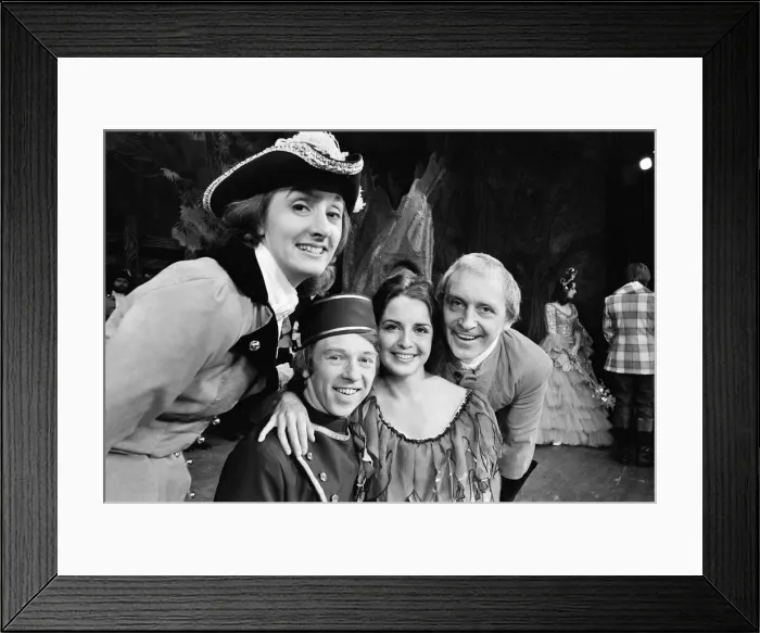 Framed Print : Cinderella, Pantomime, Photo-call, Alexandra Theatre, Birmingham, 19th December 1975 Framed Print : Cinderella, Pantomime, Photo-call, Alexandra Theatre, Birmingham, 19th December 1975