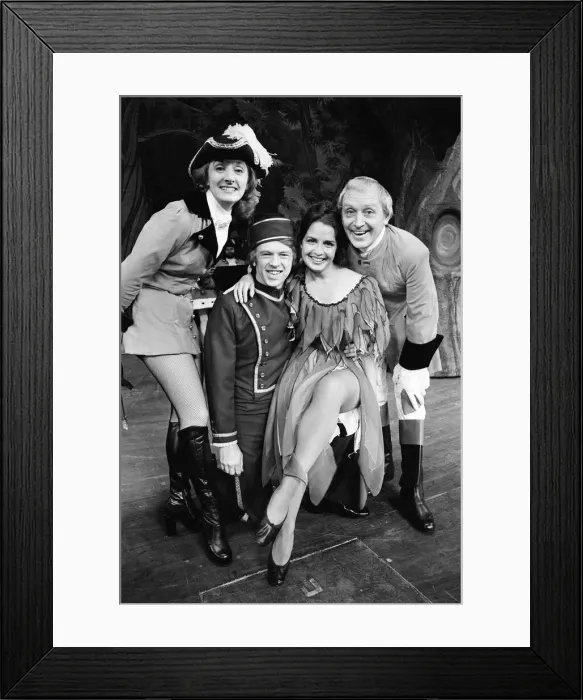 Framed Print : Cinderella, Pantomime, Photo-call, Alexandra Theatre, Birmingham, 19th December 1975 Framed Print : Cinderella, Pantomime, Photo-call, Alexandra Theatre, Birmingham, 19th December 1975