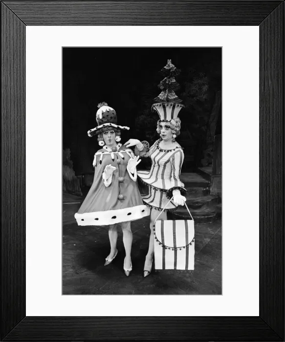 Framed Print : Cinderella, Pantomime, Photo-call, Alexandra Theatre, Birmingham, 19th December 1975 Framed Print : Cinderella, Pantomime, Photo-call, Alexandra Theatre, Birmingham, 19th December 1975