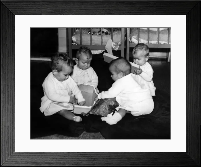 Framed Print : The Miles Quad from, St Neots, Cambridgeshire, England, 23rd December 1936