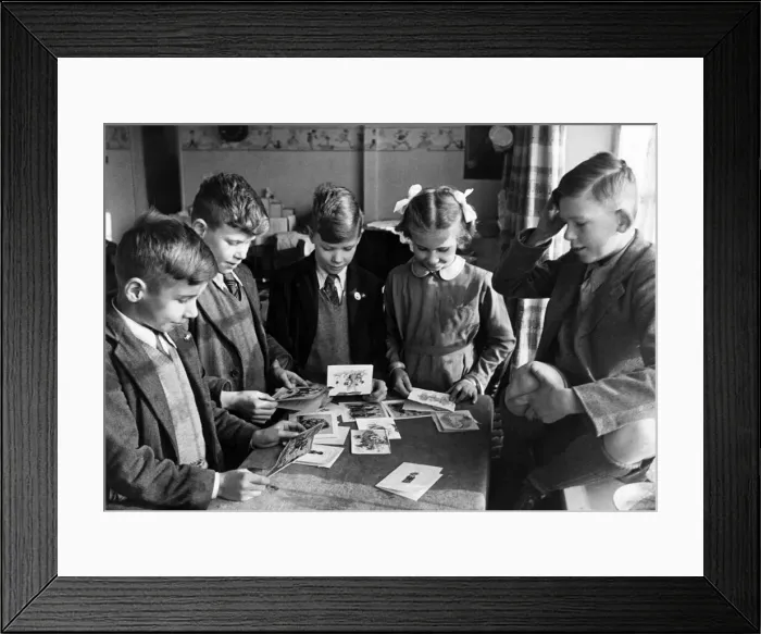 Framed Print : The Miles Quad from, St Neots, Cambridgeshire, England, 28th November 1945