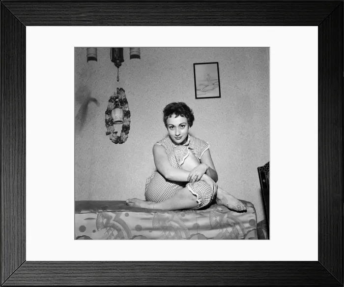 Framed Print : Musician Cherry Wainer. 15th January 1956 Framed Print : Musician Cherry Wainer. 15th January 1956