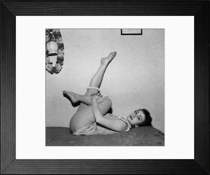 Framed Print : Musician Cherry Wainer. 15th January 1956