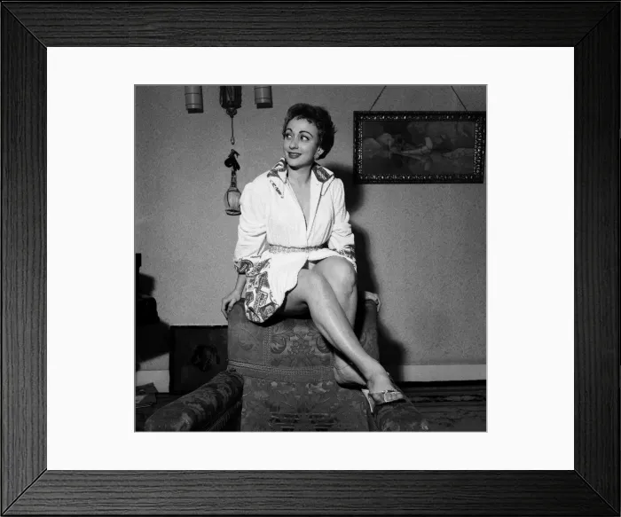 Framed Print : Musician Cherry Wainer. 15th January 1956 Framed Print : Musician Cherry Wainer. 15th January 1956