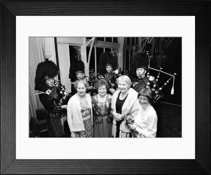 Framed Print : People celebrating New Years Eve at the Birmingham and Midland Scottish Society Hogmanay Framed Print : People celebrating New Years Eve at the Birmingham and Midland Scottish Society Hogmanay