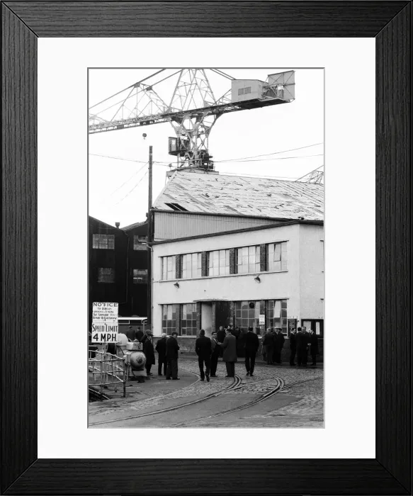 Framed Print : Glasgow, Scotland, 6th March 1971. Face of Britain 1971 Feature
