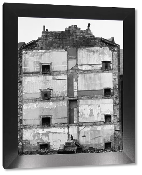 Derelict Housing, Glasgow, Scotland, 6th March 1971. Face of Britain 1971 Feature